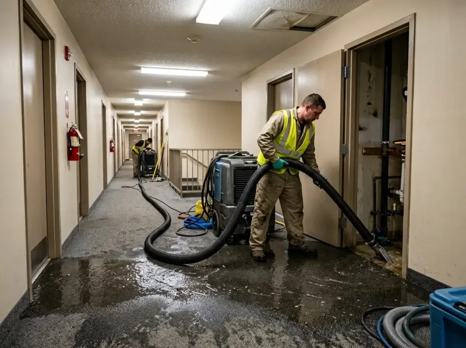 multi-unit-apartment-hallway-f-005 — frequently asked questions, Emergency Burst Pipe Water Extraction & Removal in Bennett,…
